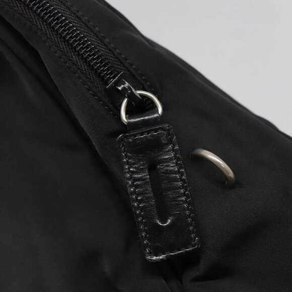 PRADA Hand Bag Nylon Black Auth - Picture 10 of 16